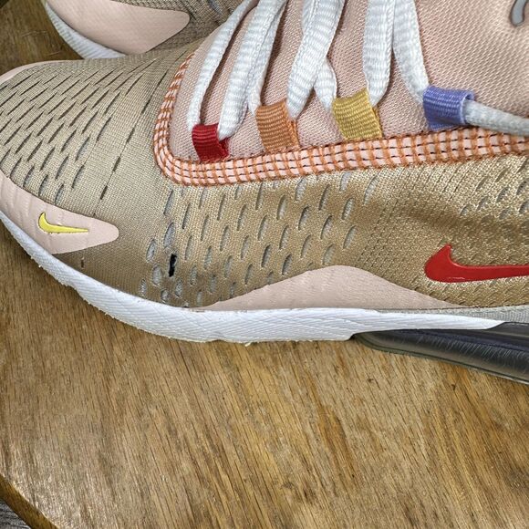 Nike Air Max 270 React Shoes Womens Size 8 Mesh CW5589-600 Running Athletic Snea - Picture 5 of 11